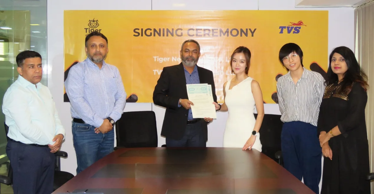 Tiger New Energy partners with TVS Auto Bangladesh